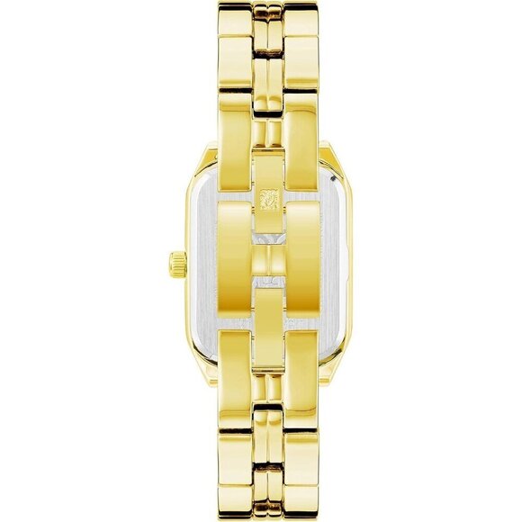 ✨ Anne Klein Bracelet Watch Women Gold Mineral Crystal Textured Dial Clasp Watch - Picture 3 of 9